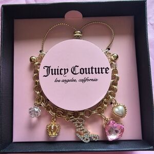 Juicy Couture bracelet with cute charms😍